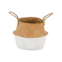 Ver imagem 1 de Cesto Seagrass Natural e Branco Alça Yoi 31lx13a X 25p