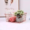 Cesto Aramado Multiuso Organizador Armário Casa Rose Gold - 4