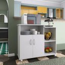 Ver imagem 4 de Armário para Fruteira Microondas e Bebedouro Mesa de Cozinha