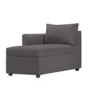 Ver imagem 2 de Recamier Divã Londres 160cm Suede Cinza - Clique Decorações