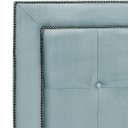 Ver imagem 4 de Cabeceira Estofada para Cama Box Queen 160cm Ravena Veludo - Sofa Store:veludo Azull Tiffany