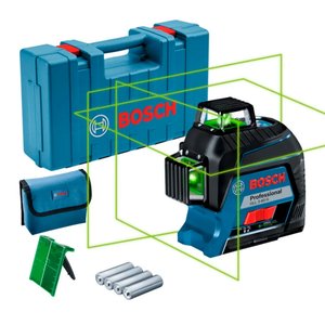 Nível a Laser 3 Linhas Verde 30m 360° Bosch GLL 3-80 G 0601063Y000-000