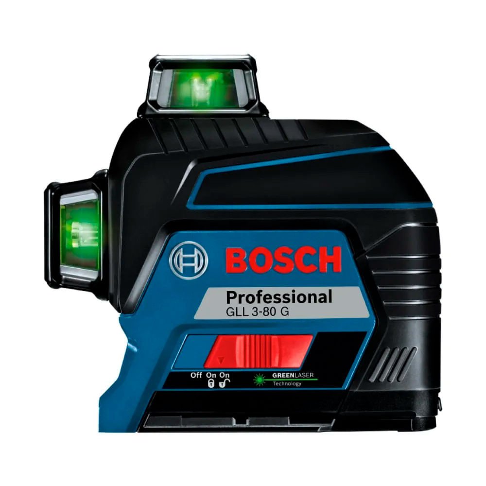 Nível a Laser 3 Linhas Verde 30m 360° Bosch GLL 3-80 G 0601063Y000-000 - 4