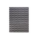 Ver imagem 3 de Tapete Para Sala ou Quarto 1,50M x 1,32M Antiderrapante Chevron Zig Zag Preto e Cinza