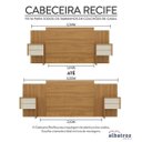 Ver imagem 5 de Cabeceira Casal/King Extensível com 2 Mesas de Cabeceiras Recife Albatroz Móveis
