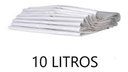 Ver imagem 1 de Saco Lixo Branco para Cozinha Banheiro 10 Litros - 100 Und. Cor:branco