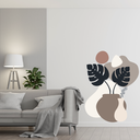 Ver imagem 2 de Adesivo Decorativo Boho Moderno Composição Orgânica - 1,30 Metros