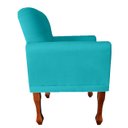 Ver imagem 3 de Poltrona Stephany Super Confortável Para Clinica Psicanalise E Consultório Psicológico - Suede - Sv 