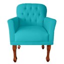 Ver imagem 1 de Poltrona Stephany Super Confortável Para Clinica Psicanalise E Consultório Psicológico - Suede - Sv 