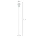 Ver imagem 3 de Kit 4 Postes Luminárias de Jardim Praça 1,71m Iluminação Externa Branco Lente Fosca Grega Dital