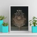 Ver imagem 2 de Quadro Oração Pai Nosso - Santíssimo 24x18cm:madeira Branca