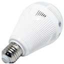 Ver imagem 4 de Lâmpada Câmera Espiã 360° Panorâmica Wifi Ip Led Bivolt Microfone Alto Falante Embutido Branca