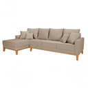 Ver imagem 6 de Sofá Living 4 Lugares Beny com Chaise Lado Esquerdo Linho Império Bege 201