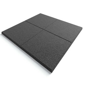 Piso de Borracha Monster Play 25mm - 1,00x1,00m - Cinza Oneplay