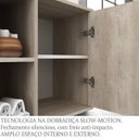 Ver imagem 5 de Gabinete para Banheiro 1 Porta com Espelho e Cuba Anne 