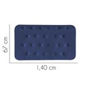 Ver imagem 2 de Painel Estofado Luxo Capitonê Brenda 140cm Casal para Cama Box Corino Azul Marinho - Gat Magazine