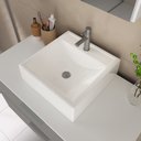 Ver imagem 3 de Kit Gabinete Banheiro Rubi 80cm - Gabinete + Cuba + Espelheira - Madeirado/ Cinza