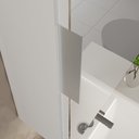 Ver imagem 4 de Kit Gabinete Banheiro Rubi 80cm - Gabinete + Cuba + Espelheira - Madeirado/ Cinza