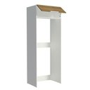Ver imagem 3 de Porta Geladeira Stella 1 Porta Basculante Branco Rustic