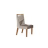 Conjunto Sala De Jantar Mesa Com Tampo De Vidro Safira 6 Cadeiras Atena  - 5