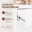 Ver imagem 7 de Quarto Completo para Quarto de Bebê Berço 3 em 1, Guarda-Roupa 2 Portas, Cômoda Sapateira 100% MDF