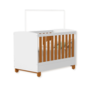 Ver mais imagens de Quarto de Bebe Berço Americano + Comoda Infantil Apolo com Colchão Branco Savana