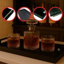 Ver imagem 2 de Bandeja Retangular Servir Café da Manhã com Alça Inox 25x46cm Preto - Arkell