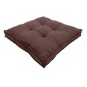 Ver imagem 1 de Almofada Futon Decoração 50x50 Cm Vários Modelos Marrom