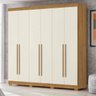 Guarda-Roupa de Casal 6 Portas 4 Gavetas Belém  - 1