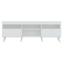 Ver imagem 6 de Rack Retrô para TV até 65" Multimóveis Paris FG3327 com 2 Portas Branco