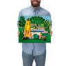 Quadro Decorativo Tarsila do Amaral A Cuca:Pequeno 44x37cm/Chassi com Borda Infinita - 1