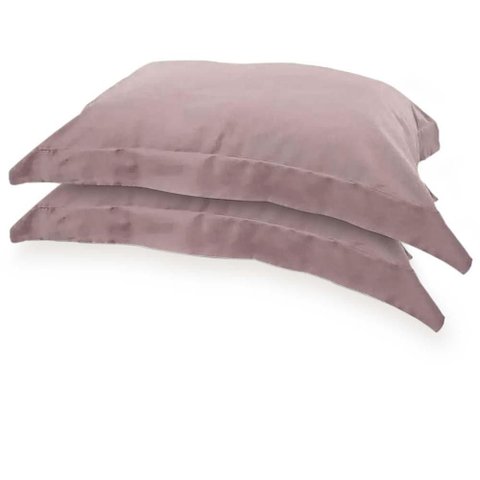 Kit Fronha 50x70cm 300 Fios Essencial 2 Peças - Niazitex Rose