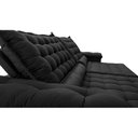 Ver imagem 4 de Sofá Retrátil e Reclinável 2,15m Molas Ensacadas Cama inBox Big Space com Bordado 3D Velusoft