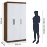 Conjunto Closets Modulado Sauá Espresso Móveis - 3