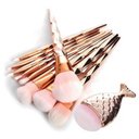 Ver imagem 2 de Pinceis Maquiagem 10 Peças Peixinho Cabo Diamante 908 Lorben