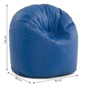 Ver imagem 2 de Puff Fofão Redondo em Corino Monster Game Azul Yescasa