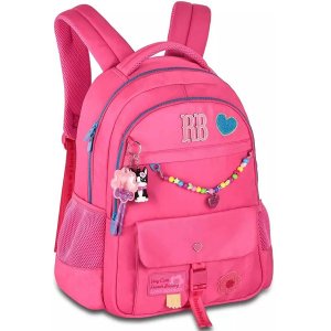Mochila Escolar de Costas Rebecca Bonbon Juvenil Miçangas Rb24595 Rosa