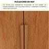 Guarda Roupa Casal 100% Mdf 6 Portas 6 Gavetas Fortuna Tcil Tcil Móveis Guarda Roupa Casal Fortuna 1 - 5