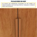 Ver imagem 5 de Guarda Roupa Casal 100% Mdf 6 Portas 6 Gavetas Fortuna Tcil Tcil Móveis Guarda Roupa Casal Fortuna 1