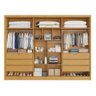 Guarda Roupa Valência 6 Postas 6 Gavetas Mdf - Mademarcs - 3