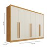 Guarda Roupa Valência 6 Postas 6 Gavetas Mdf - Mademarcs - 4