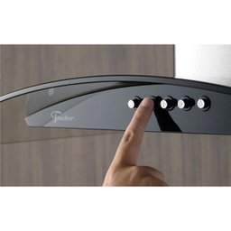 Coifa de Parede 60cm Vidro Fit 220V Inox Fischer - 3