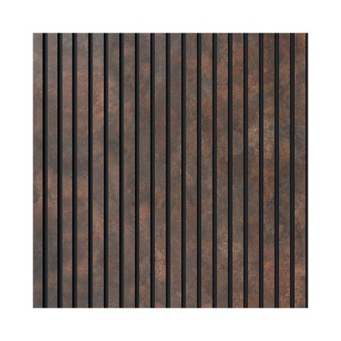 Painel Ripado Eva Laminado Autocolante 10cm Urban Corten Metro