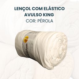 Lençol Avulso King de Malha Vivaldi Premium Sul Brasil:pérola - 2