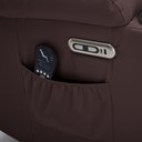 Ver imagem 7 de Poltrona do Papai Elétrica Reclinável com Massagem Aquecimento Miami Entrada Usb/usb-c Pu Marrom Cho