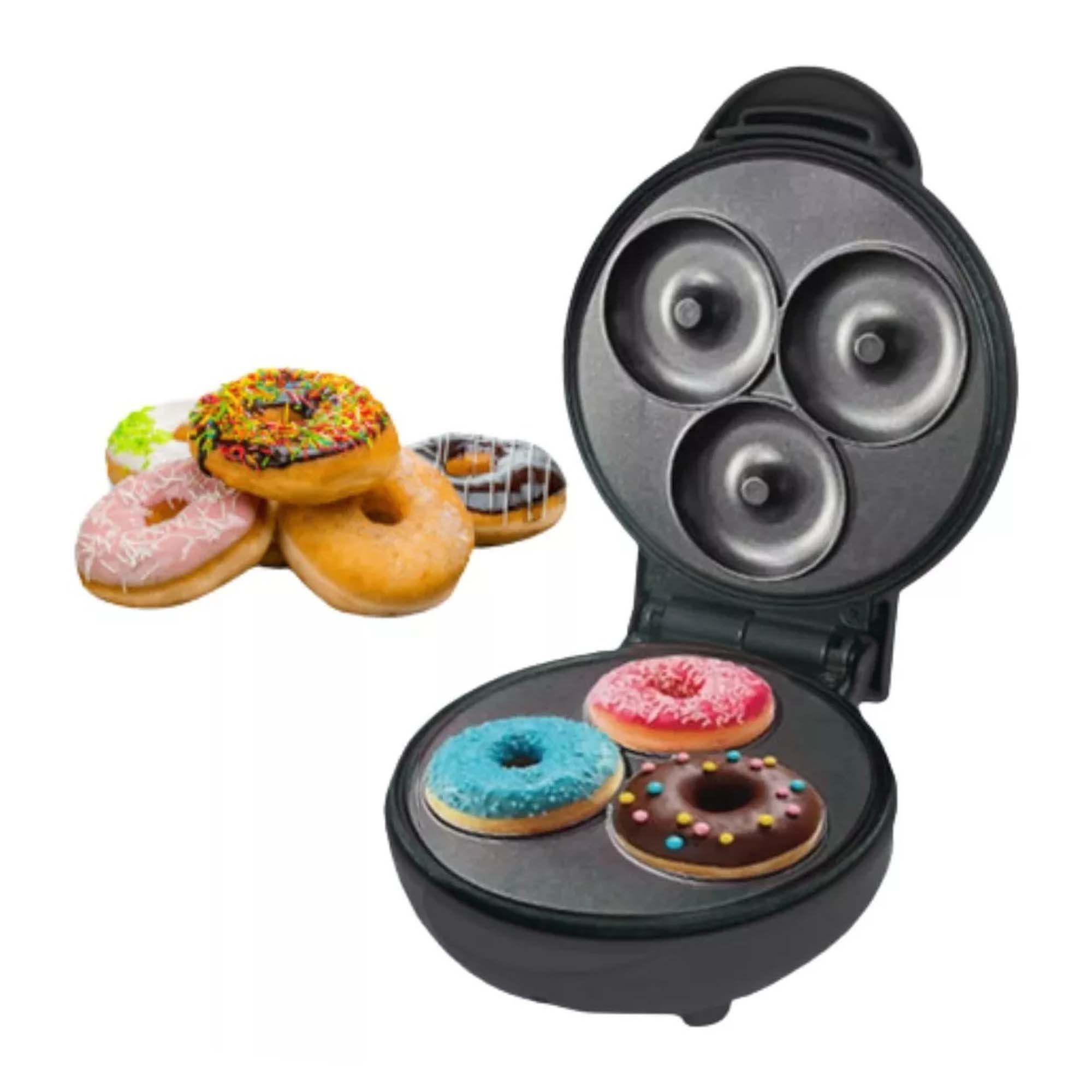 Máquina de Mini Donuts Rosquinhas Cozinha Antiaderente Sobremesa Confeitaria Culinária Biscoito Cria - 3