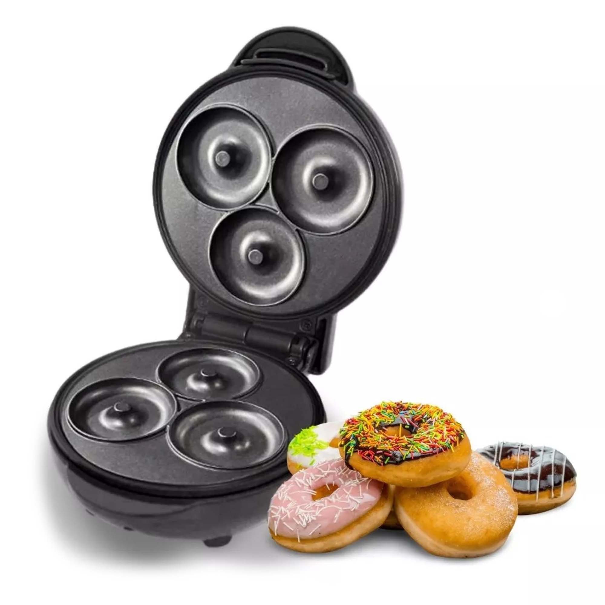 Máquina de Mini Donuts Rosquinhas Cozinha Antiaderente Sobremesa Confeitaria Culinária Biscoito Cria - 4