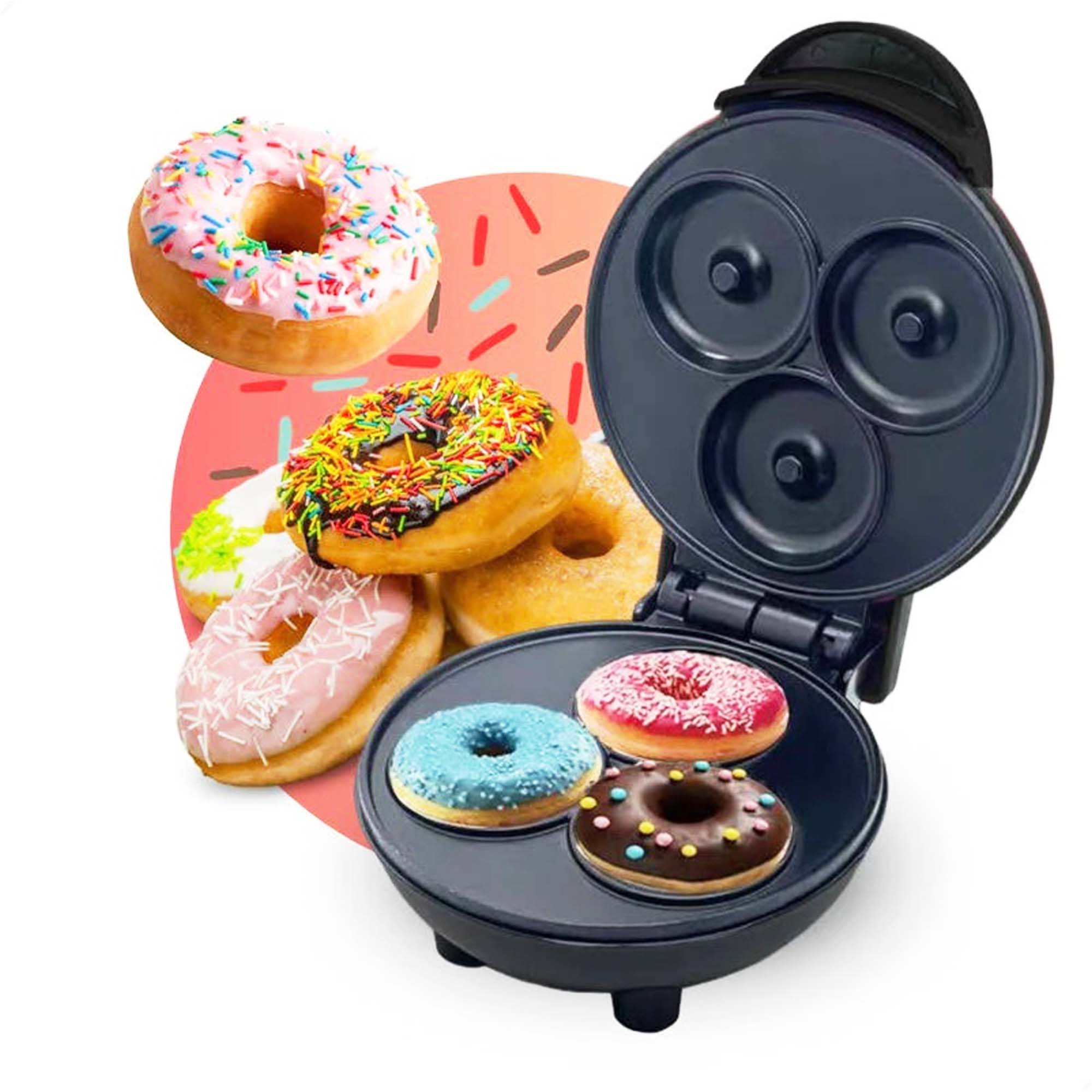 Máquina de Mini Donuts Rosquinhas Cozinha Antiaderente Sobremesa Confeitaria Culinária Biscoito Cria - 2