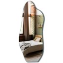 Ver imagem 7 de Espelho Orgânico Grande Moderno Parede Chão Apoio Suporte 150x60 Cm