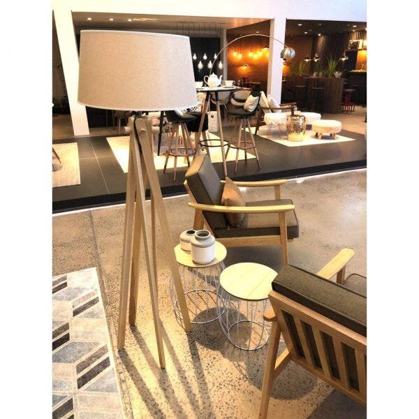 Luminária de Chão Pegasus Rivatti MadeiraMadeira